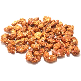 CAST CAJU CARAMELIZADA COM GERGELIM