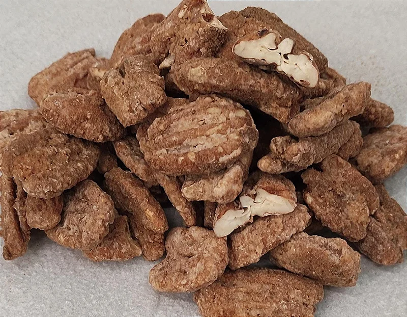 NOZES PECAN ACUCAR DEMERARA E CANELA